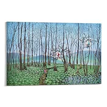 藤城清治 オフセットリト 湿原のミズバショウとこびと 額装 60 正方形 影絵 藤城清治 オフセットリト 湿原のミズバショウとこびと 額装 60